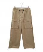 MM6 Maison Margielaエムエムシックスメゾンマルジェラ）の古着「COTTON GABARDINE PANTS/カーゴパンツ」｜ベージュ