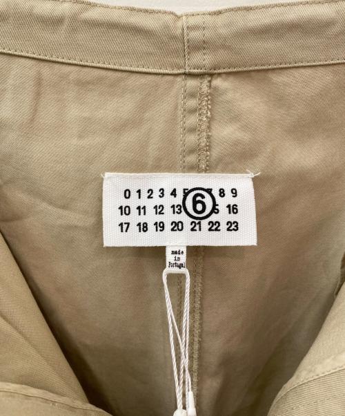 MM6 Maison Margiela（エムエムシックスメゾンマルジェラ）MM6 Maison Margiela (エムエムシックスメゾンマルジェラ) COTTON GABARDINE PANTS/カーゴパンツ ベージュ サイズ:36の古着・服飾アイテム