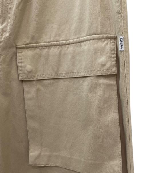 MM6 Maison Margiela（エムエムシックスメゾンマルジェラ）MM6 Maison Margiela (エムエムシックスメゾンマルジェラ) COTTON GABARDINE PANTS/カーゴパンツ ベージュ サイズ:36の古着・服飾アイテム