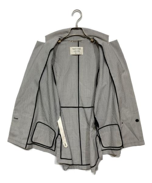 support surface（サポートサーフェス）support surface (サポートサーフェス) ノースリーブストライプジレ ブラック×ホワイト サイズ:1の古着・服飾アイテム