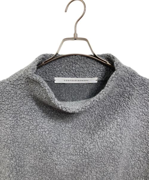COGTHEBIGSMOKE（コグザビッグスモーク）COGTHEBIGSMOKE (コグザビッグスモーク) ハイネックフリーストップス　日本製 グレー サイズ:実寸参照の古着・服飾アイテム