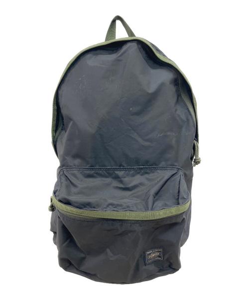 PORTER（ポーター）PORTER (ポーター) DAYPACK　JUNGLE ブラックの古着・服飾アイテム