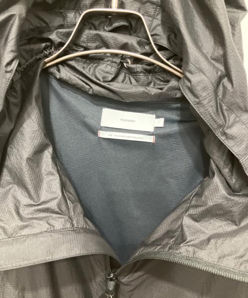 Graphpaper（グラフペーパー）Graphpaper (グラフペーパー) PERTEX QUANTUM AIR Ripstop Hooded Jacket ブラック サイズ:1の古着・服飾アイテム