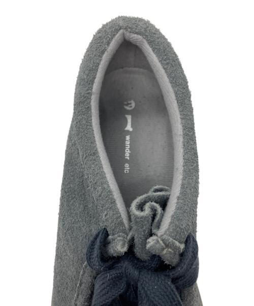 wander .etc（ワンダー）wander .etc (ワンダー) FD:08 スエードスニーカー グレー サイズ:27.5㎝の古着・服飾アイテム