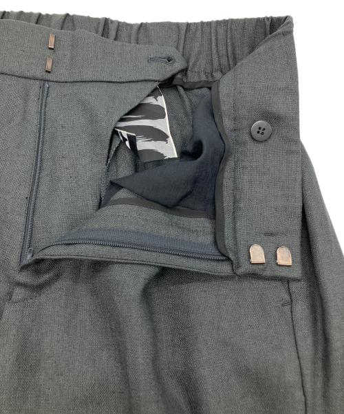 CHAOS（カオス）Chaos (カオス) アイアスセミフレアパンツ チャコールグレー サイズ:36の古着・服飾アイテム