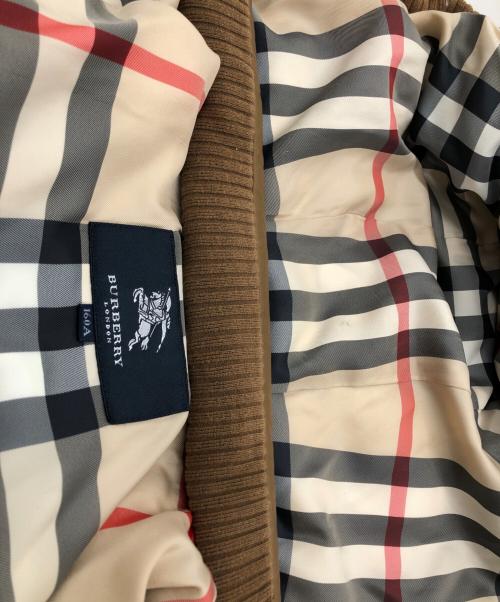 BURBERRY LONDON（バーバリーロンドン）BURBERRY LONDON (バーバリーロンドン) 2WAYダウンジャケット ブラウン サイズ:SIZE 160Aの古着・服飾アイテム