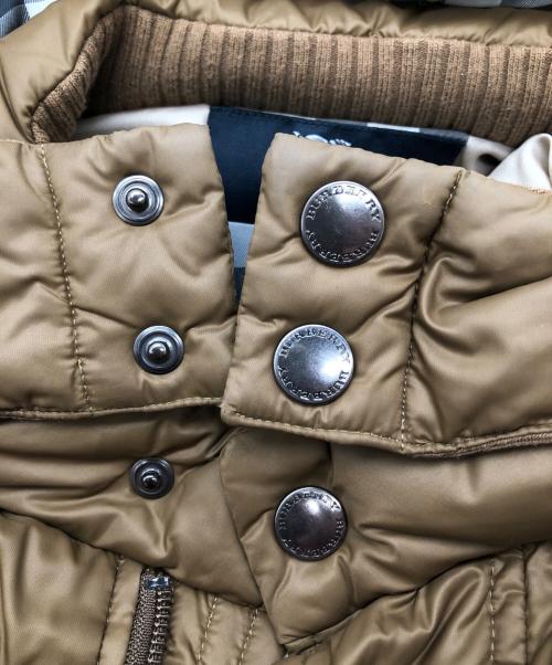 BURBERRY LONDON（バーバリーロンドン）BURBERRY LONDON (バーバリーロンドン) 2WAYダウンジャケット ブラウン サイズ:SIZE 160Aの古着・服飾アイテム