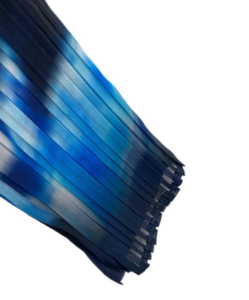 ARTISAN（アルチザン）ARTISAN (アルチザン) 切子柄転写プリント プリーツワンピース ブルー サイズ:9の古着・服飾アイテム