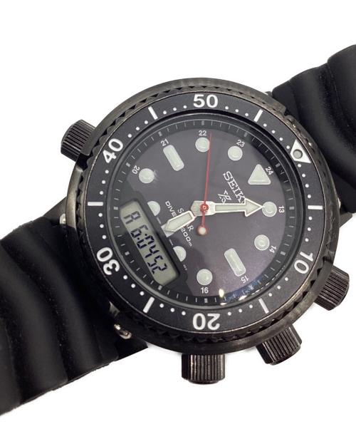 SEIKO（セイコー）SEIKO (セイコー) ダイバーズウォッチ　1982 Hybrid Diver’s 40th Anniversary Limited Model　プロスペックス ダイバースキューバ　H855-00C0 SBEQ011 ブラック サイズ:-の古着・服飾アイテム