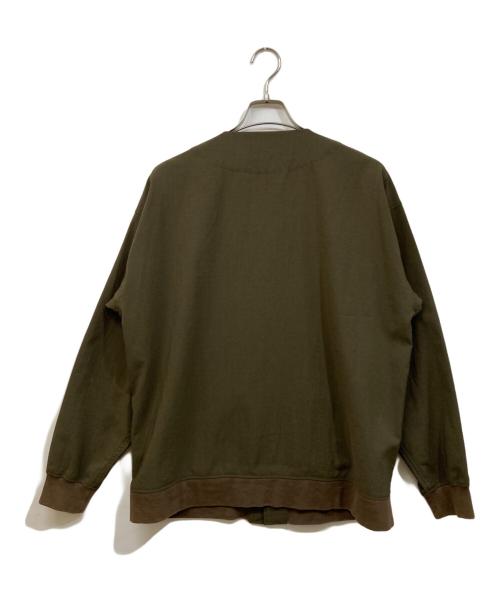 BEAMS（ビームス）BEAMS (ビームス) カーディガン カーキ サイズ:	SIZE Lの古着・服飾アイテム