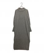 Fabiana Filippiファビアナフィリッピ）の古着「ウールカシミヤニットワンピース」｜グレー