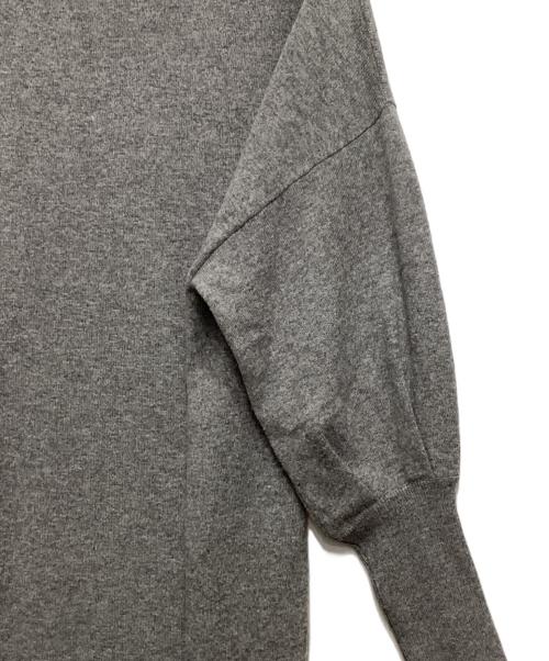 Fabiana Filippi（ファビアナフィリッピ）Fabiana Filippi (ファビアナフィリッピ) ウールカシミヤニットワンピース グレー サイズ:XSの古着・服飾アイテム