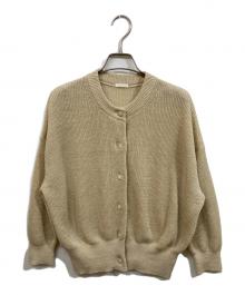 comm.arch.（コム・アーチ）の古着「Hand Framed Crew Neck C/D」｜ベージュ