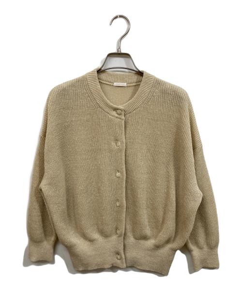 comm.arch.（コム・アーチ）comm.arch. (コム・アーチ) Hand Framed Crew Neck C/D ベージュ サイズ:Freeの古着・服飾アイテム