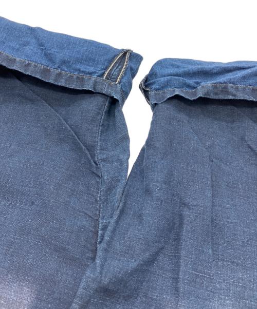 45R（フォーティファイブ・アール）45R (フォーティファイブ・アール) リネン100% 908 ベイカー パンツ インディゴ サイズ:1の古着・服飾アイテム