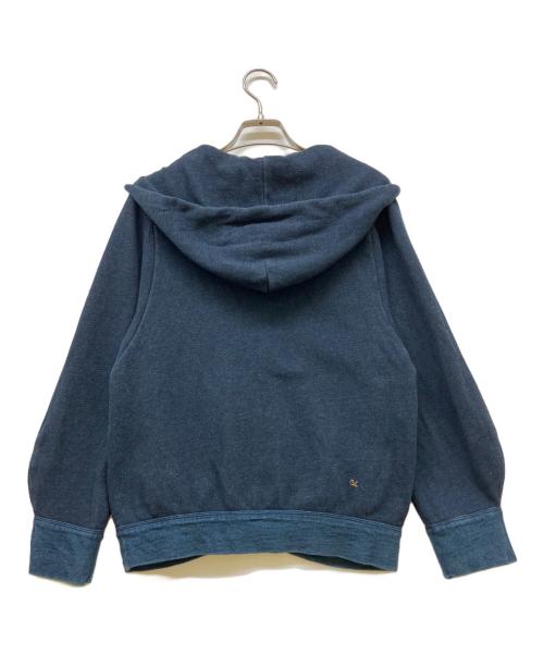 45R（フォーティファイブ・アール）45R (フォーティファイブ・アール) 裏毛のフーディ インディゴ サイズ:SIZE Freeの古着・服飾アイテム