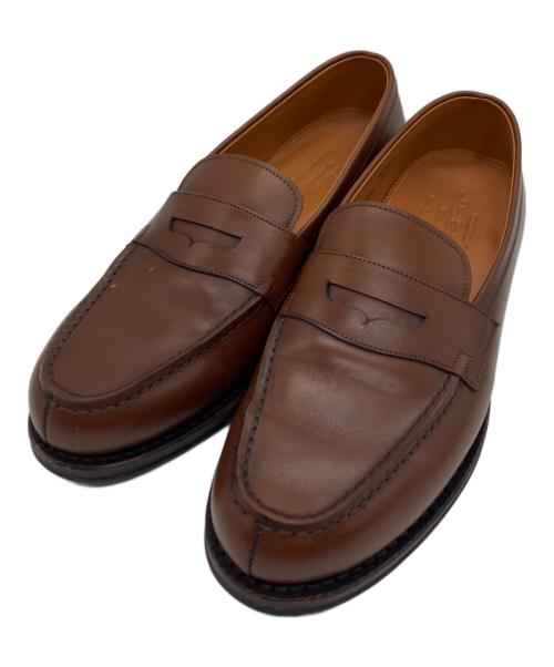 Jalan Sriwijaya（ジャランスリウァヤ）Jalan Sriwijaya (ジャランスリウァヤ) GARUDA　コインローファー ブラウン サイズ:7の古着・服飾アイテム