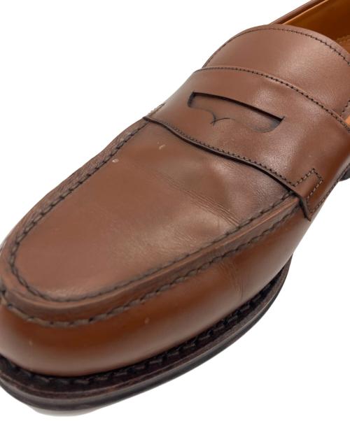 Jalan Sriwijaya（ジャランスリウァヤ）Jalan Sriwijaya (ジャランスリウァヤ) GARUDA　コインローファー ブラウン サイズ:7の古着・服飾アイテム