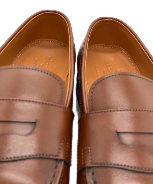 Jalan Sriwijaya（ジャランスリウァヤ）Jalan Sriwijaya (ジャランスリウァヤ) GARUDA　コインローファー ブラウン サイズ:7の古着・服飾アイテム