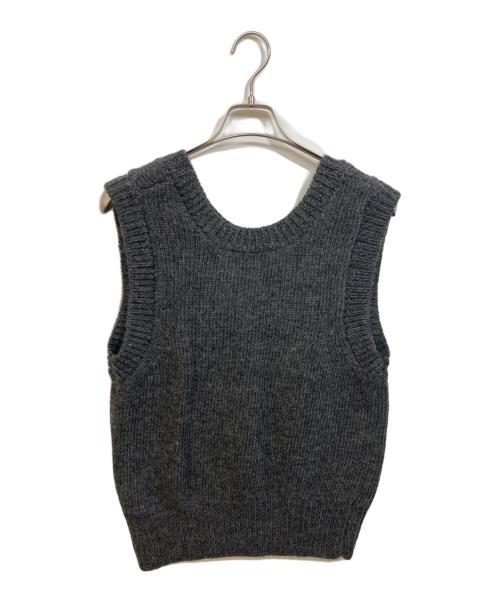 TODAYFUL（トゥデイフル）TODAYFUL (トゥデイフル) Purewool 2way Vest グレー サイズ:SIZE Freeの古着・服飾アイテム