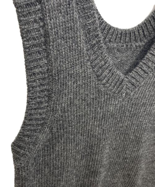 TODAYFUL（トゥデイフル）TODAYFUL (トゥデイフル) Purewool 2way Vest グレー サイズ:SIZE Freeの古着・服飾アイテム