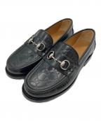 GUCCIグッチ）の古着「ビットローファー」｜ブラック