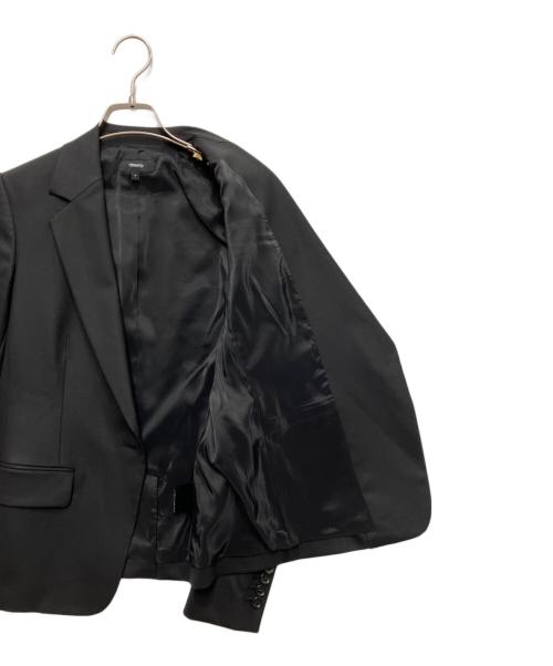 theory（セオリー）theory (セオリー) ウールブレンドジャケット ブラックの古着・服飾アイテム