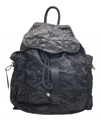 中古・古着通販】POPPY (ポピー) pointe backpack ブラック｜ブランド