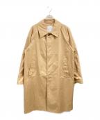 green label relaxingグリーンレーベルリラクシング）の古着「ステンカラーコート」｜ベージュ