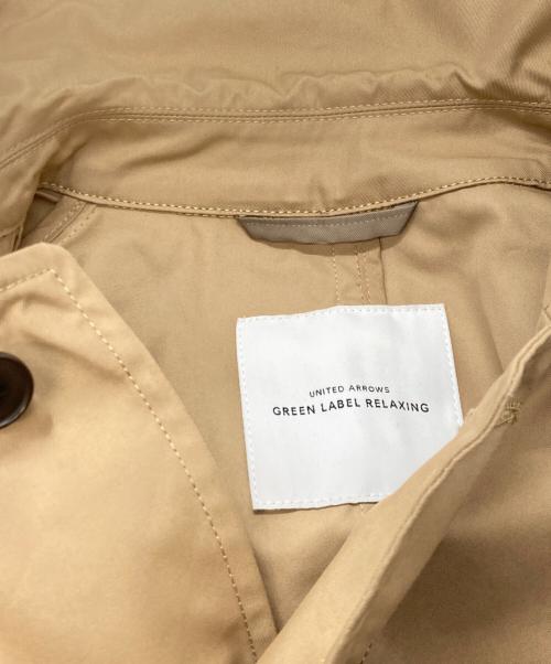 green label relaxing（グリーンレーベルリラクシング）green label relaxing (グリーンレーベルリラクシング) ステンカラーコート ベージュ サイズ:Ｍの古着・服飾アイテム