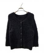RIVE DROITEリヴドロワ）の古着「コットンシャギーカーディガン」｜ブラック