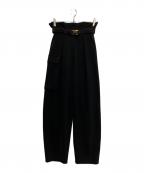 THINGS THAT MATTERシングスザットマター）の古着「DOUBLE CLOTH WORK PANTS(ダブルクロスワークパンツ)」｜ブラック