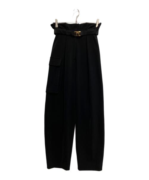 THINGS THAT MATTER（シングスザットマター）THINGS THAT MATTER (シングスザットマター) DOUBLE CLOTH WORK PANTS(ダブルクロスワークパンツ) ブラック サイズ:2の古着・服飾アイテム