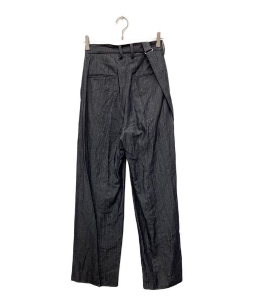 SERGE de bleu（サージ デ ブルー）SERGE de bleu (サージ デ ブルー) SUSPENDER SLACKS グレー サイズ:36の古着・服飾アイテム