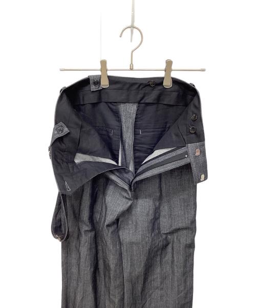 SERGE de bleu（サージ デ ブルー）SERGE de bleu (サージ デ ブルー) SUSPENDER SLACKS グレー サイズ:36の古着・服飾アイテム