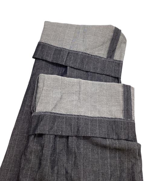 SERGE de bleu（サージ デ ブルー）SERGE de bleu (サージ デ ブルー) SUSPENDER SLACKS グレー サイズ:36の古着・服飾アイテム