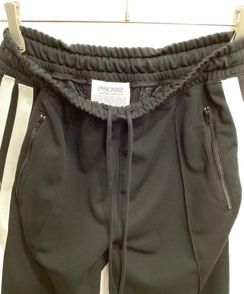 INSCRIRE（アンスクリア）INSCRIRE (アンスクリア) Track Pants ブラック サイズ:Mの古着・服飾アイテム