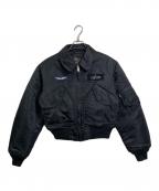 ALPHA INDUSTRIES×Sea Room lynnアルファインダストリーズ×シールームリン）の古着「CWU-45P フライトジャケット」｜ブラック