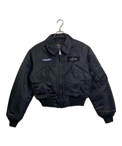 ALPHA INDUSTRIES（アルファインダストリーズ）ALPHA INDUSTRIES (アルファインダストリーズ) Sea Room Lynn (シールームリン) CWU-45P フライトジャケット ブラック サイズ:FREEの古着・服飾アイテム