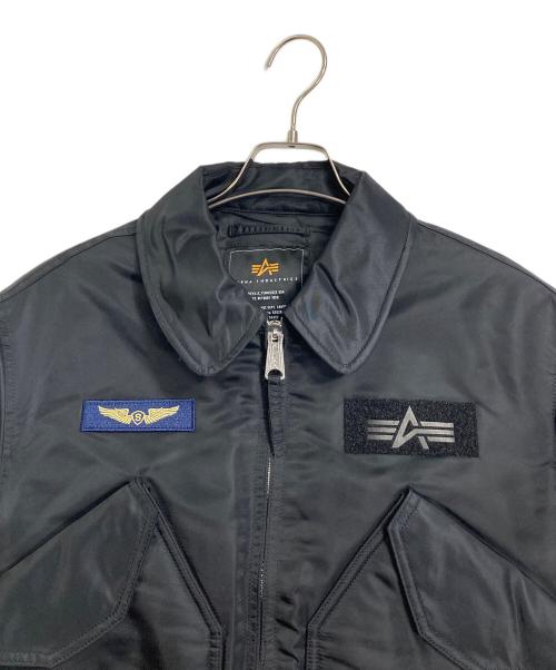 ALPHA INDUSTRIES（アルファインダストリーズ）ALPHA INDUSTRIES (アルファインダストリーズ) Sea Room Lynn (シールームリン) CWU-45P フライトジャケット ブラック サイズ:FREEの古着・服飾アイテム
