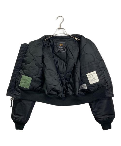 ALPHA INDUSTRIES（アルファインダストリーズ）ALPHA INDUSTRIES (アルファインダストリーズ) Sea Room Lynn (シールームリン) CWU-45P フライトジャケット ブラック サイズ:FREEの古着・服飾アイテム