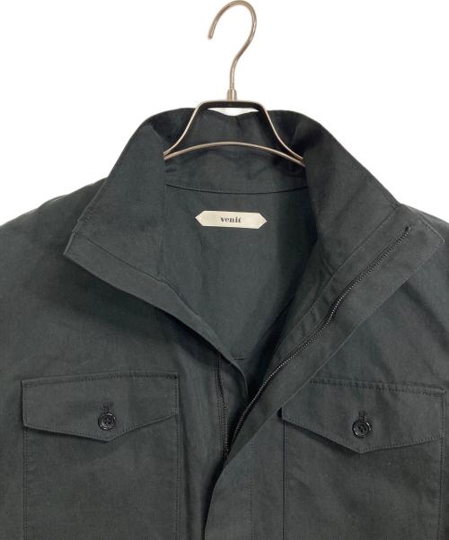 Venit（ヴェニット）venit (ヴェニット) PEACHSKIN MILITARY オールインワン　IENA取扱 ブラック サイズ:38の古着・服飾アイテム