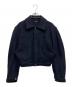 aLORS（アロー）の古着「Bomber cardigan en tricot Cordelia」｜ネイビー