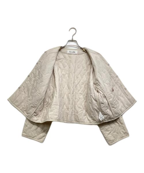 sara mallika（サラマリカ）sara mallika (サラマリカ) Cotton Linen Patchwork Embroidery Jacket アイボリー サイズ:Freeの古着・服飾アイテム