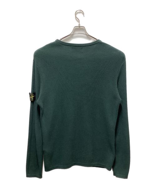 STONE ISLAND（ストーンアイランド）STONE ISLAND (ストーンアイランド) クルーネックニット グリーン サイズ:XLの古着・服飾アイテム