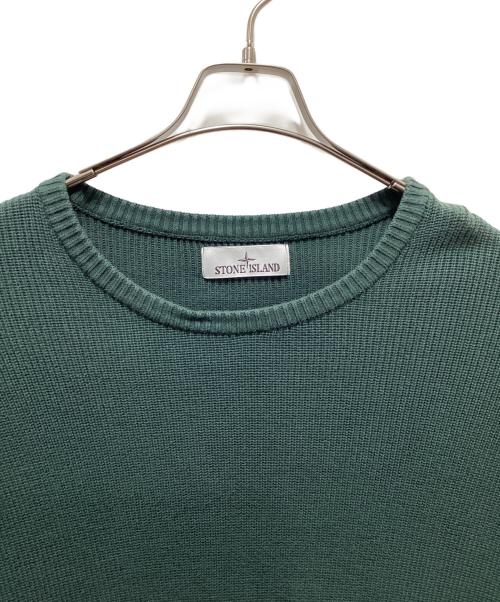 STONE ISLAND（ストーンアイランド）STONE ISLAND (ストーンアイランド) クルーネックニット グリーン サイズ:XLの古着・服飾アイテム