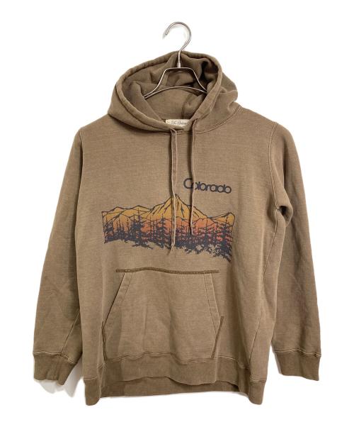 REMI RELIEF（レミレリーフ）REMI RELIEF (レミレリーフ) Sweat Parka スウェット　パーカー　フーディ　日本製 ブラウン サイズ:FREEの古着・服飾アイテム