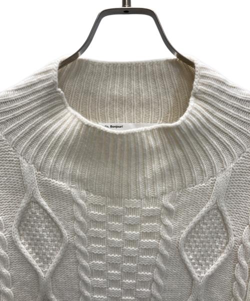 L'appartement（アパルトモン）L'Appartement (アパルトモン) ALAN KNIT ホワイト サイズ:SIZE Freeの古着・服飾アイテム