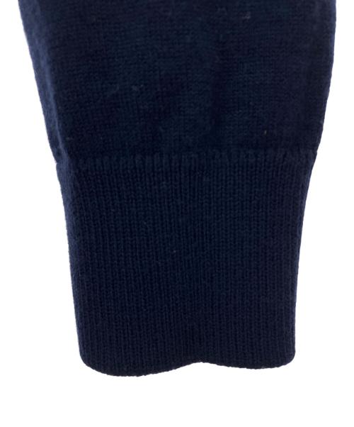 maison kitsune（メゾンキツネ）maison kitsune (メゾンキツネ) FOX HEAD PATCH CLASSIC CARDIGAN ネイビー サイズ:Lの古着・服飾アイテム