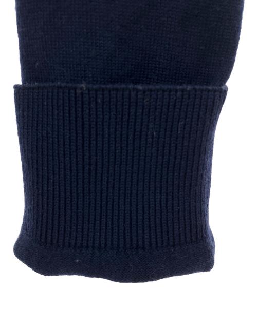 maison kitsune（メゾンキツネ）maison kitsune (メゾンキツネ) FOX HEAD PATCH CLASSIC CARDIGAN ネイビー サイズ:Lの古着・服飾アイテム